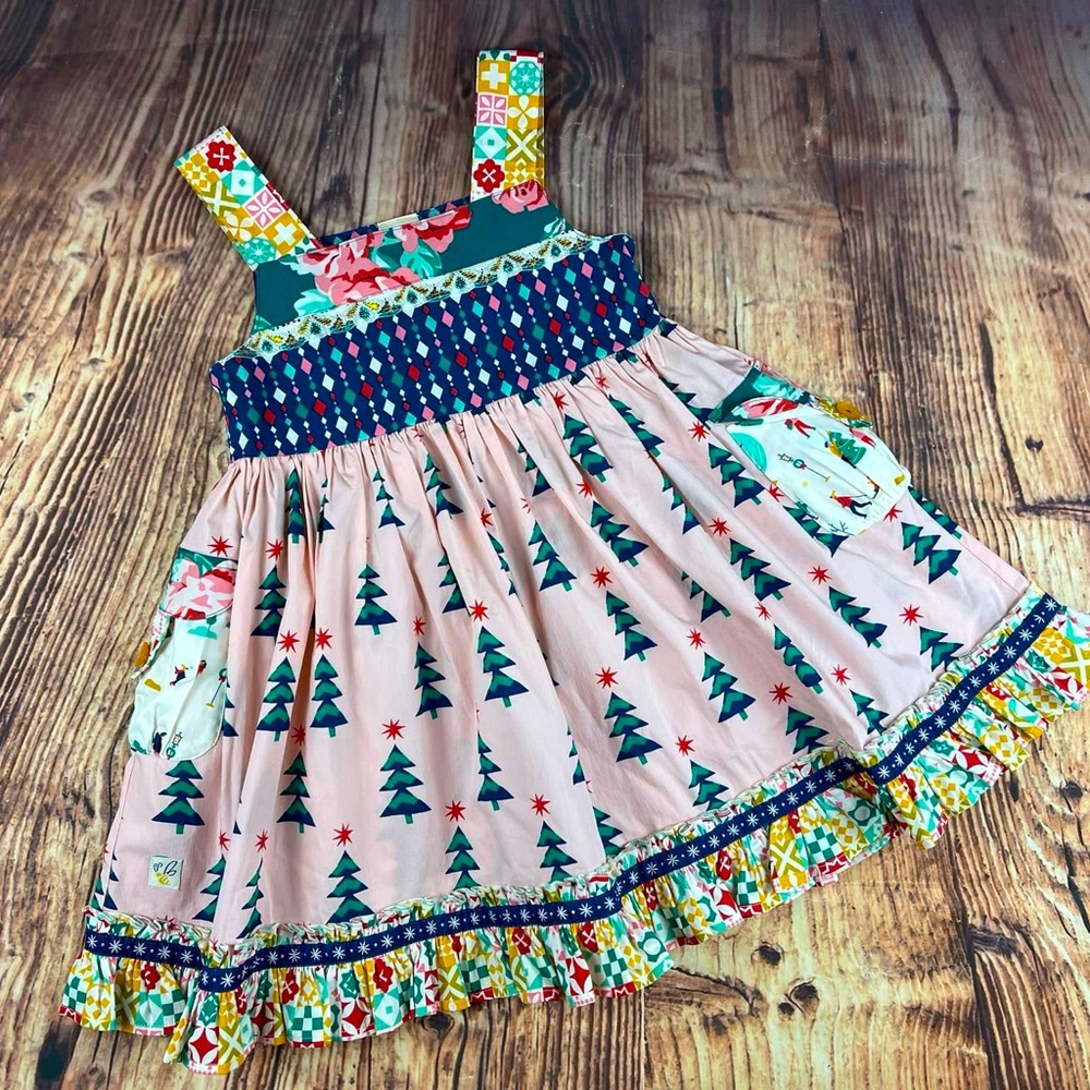 Wildflowers Clothing Deck the Halls Christmas Dress